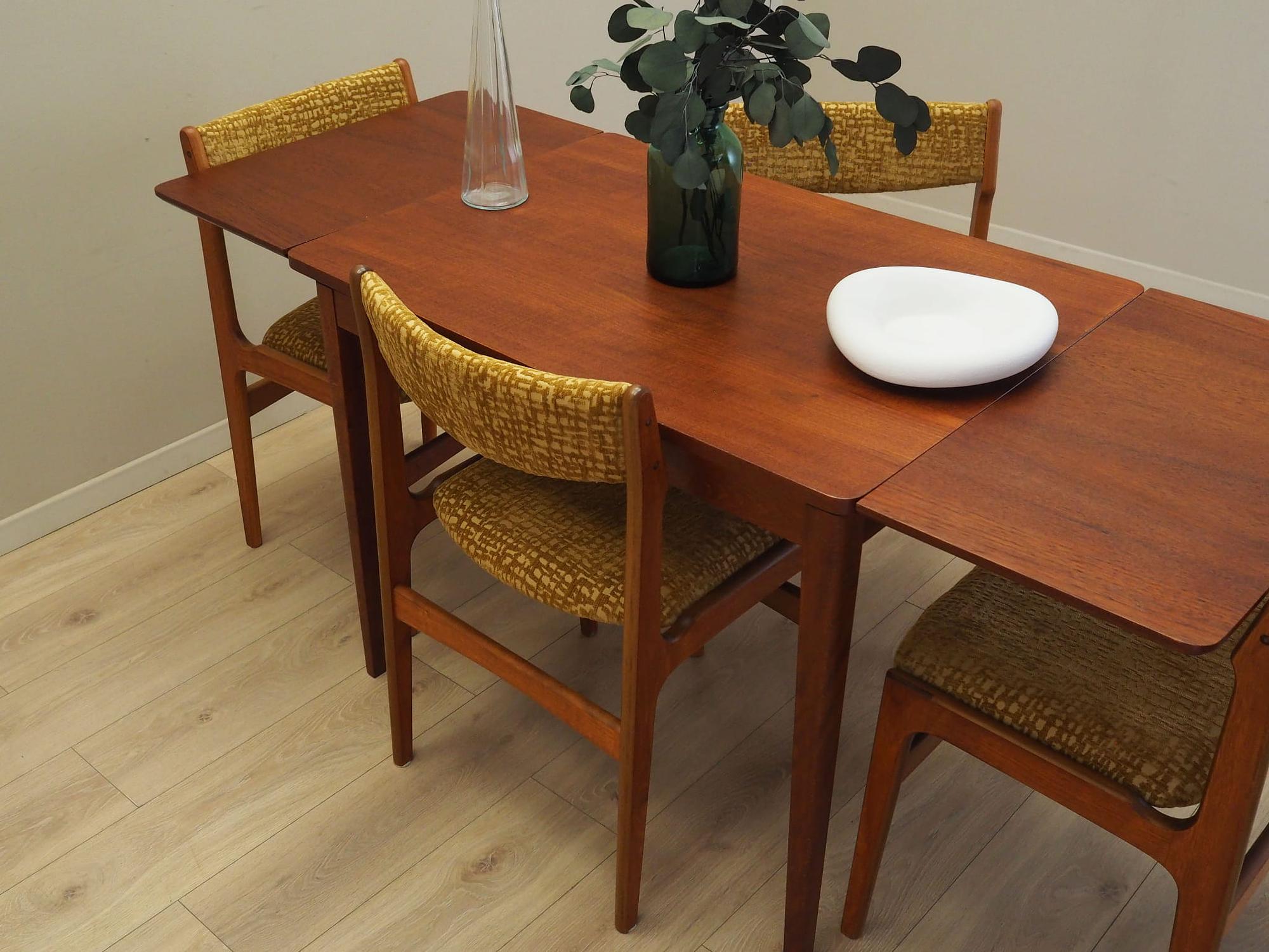 6x Dining chair teak 1970s 2