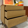 Aparador Yoko Kommode Holz Rot 5
