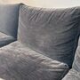 Carlton Sofa 3-Sitzer Feincord Steingrau 6