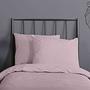 Renforce Bettwäsche mit Kissen Baumwolle Pink 140 x 200/220 cm 3