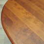 Vintage Cherry Wood Brown Table 1970s 5