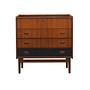 Chest of drawers Teak wood 1970s 0