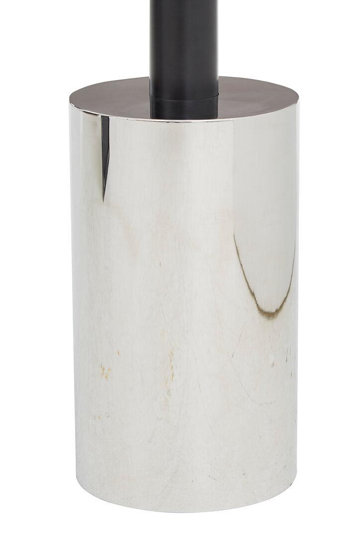 Oria Beistelltisch Edelstahl Eisen Silber 4