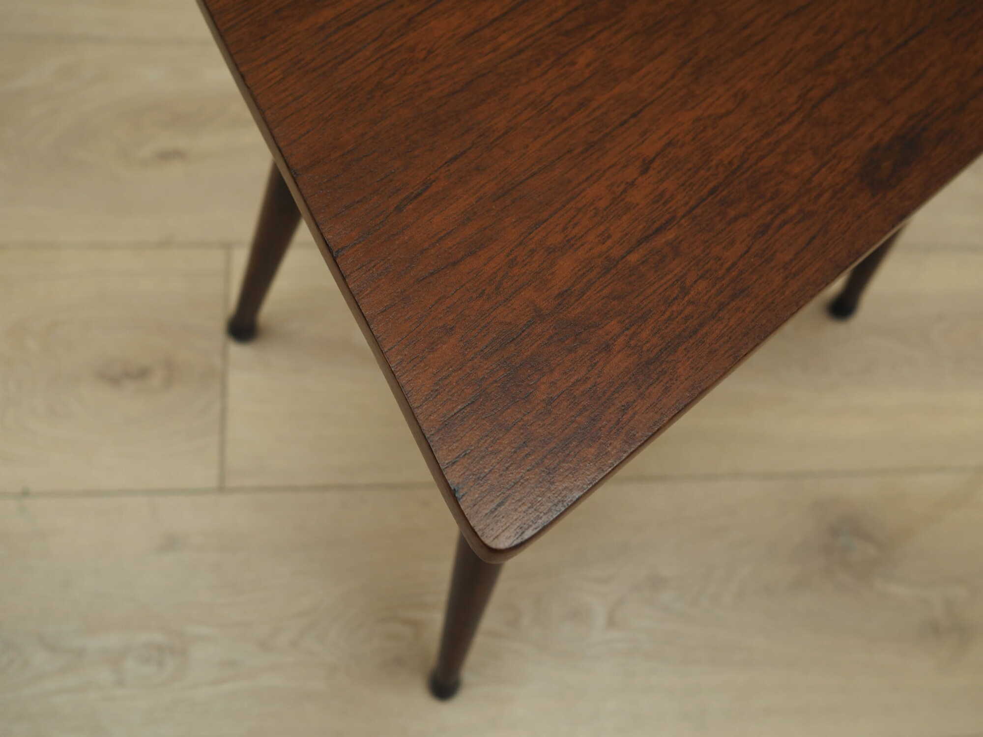 Vintage Stool Teak Brown 1970s 7