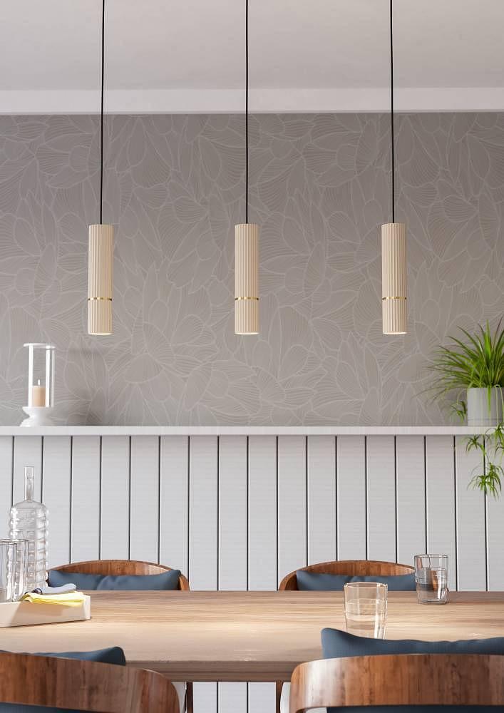 LED-Pendelleuchte Caminia Typ B Beige 4