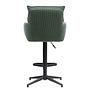 Drehbarer Barstuhl DIDRIP 2er Set Sternförmig Dunkelgrün 3