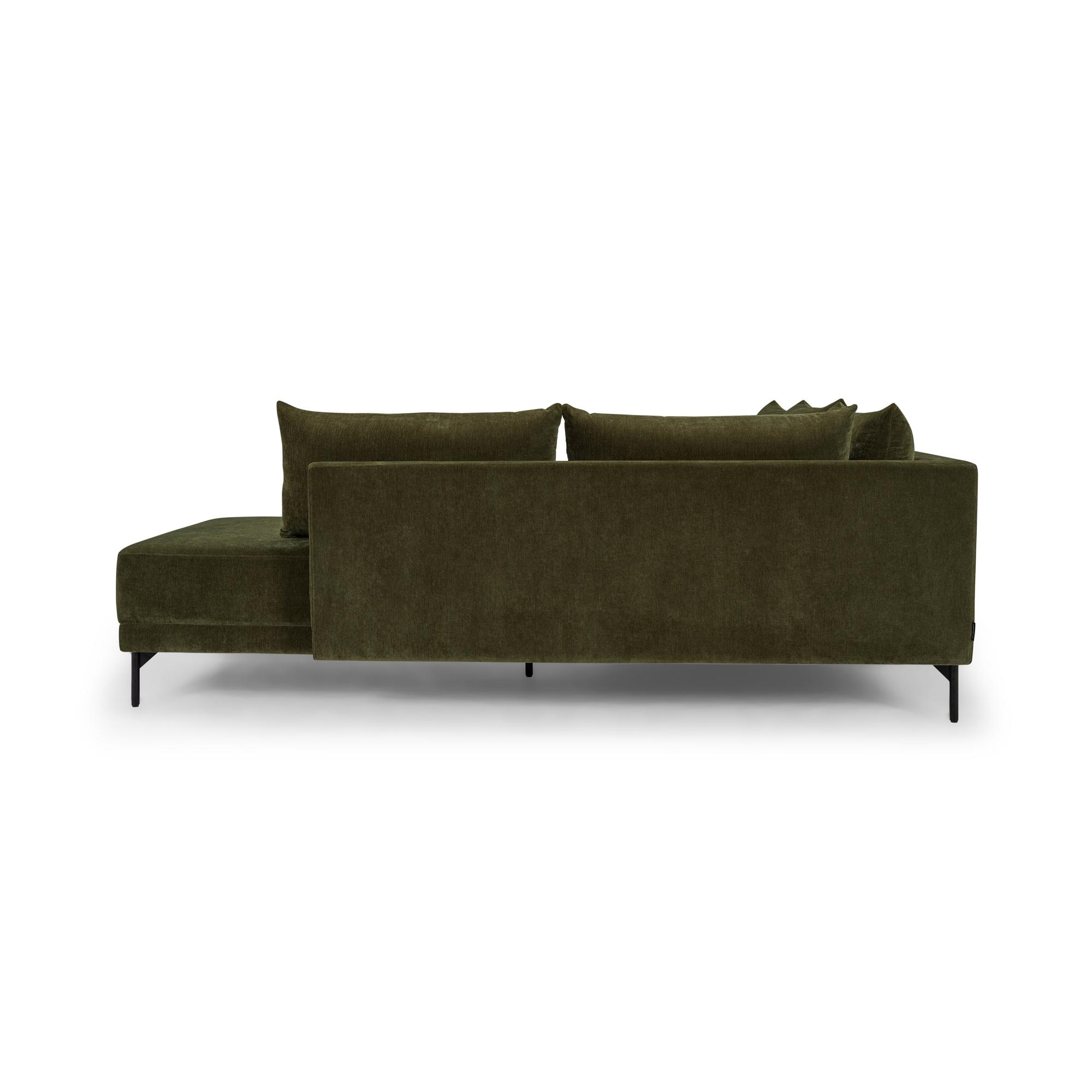 Vivica Sofa Recamiere Right Moss Olive 5