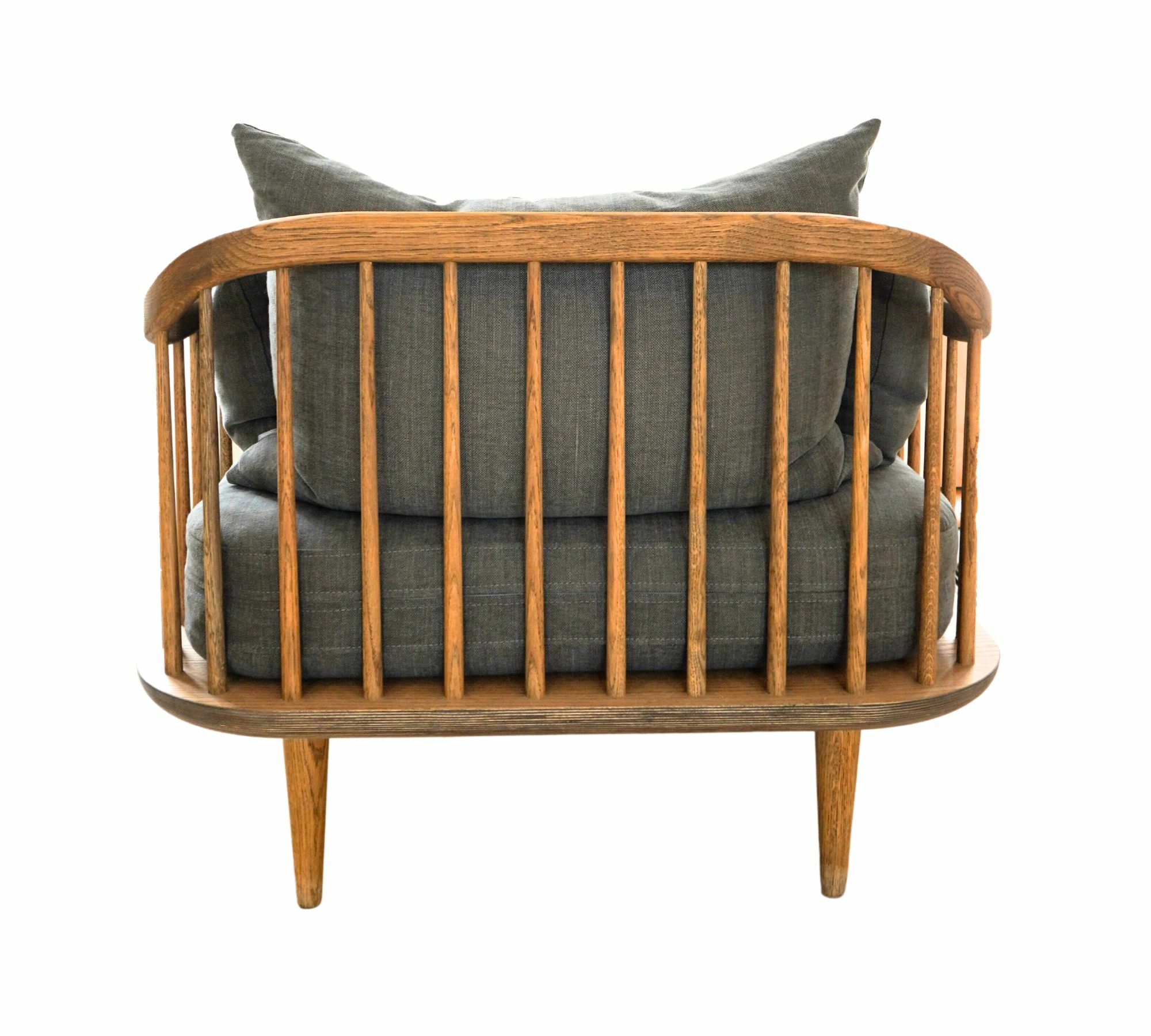 Fly SC1 Sessel Holz handgefertigt Textil Grau 4