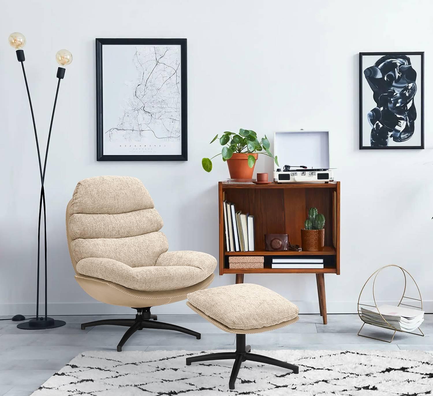 Relaxsessel Skenala Beige 2