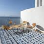 Agave Lounge Sessel Braun 7