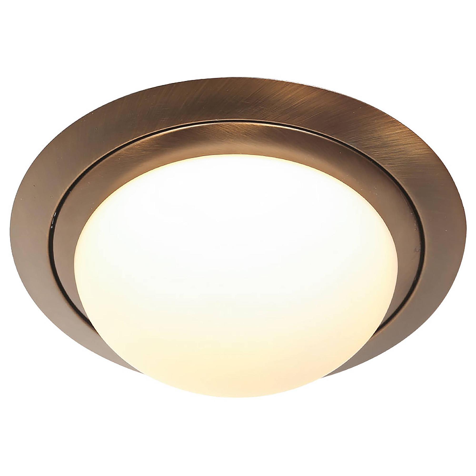 Ikaro Type A Ceiling Light Aluminum Opal Glass 24cm 1