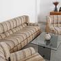 Saporiti Lounge Chair Fabric Beige Wood 1960s 3