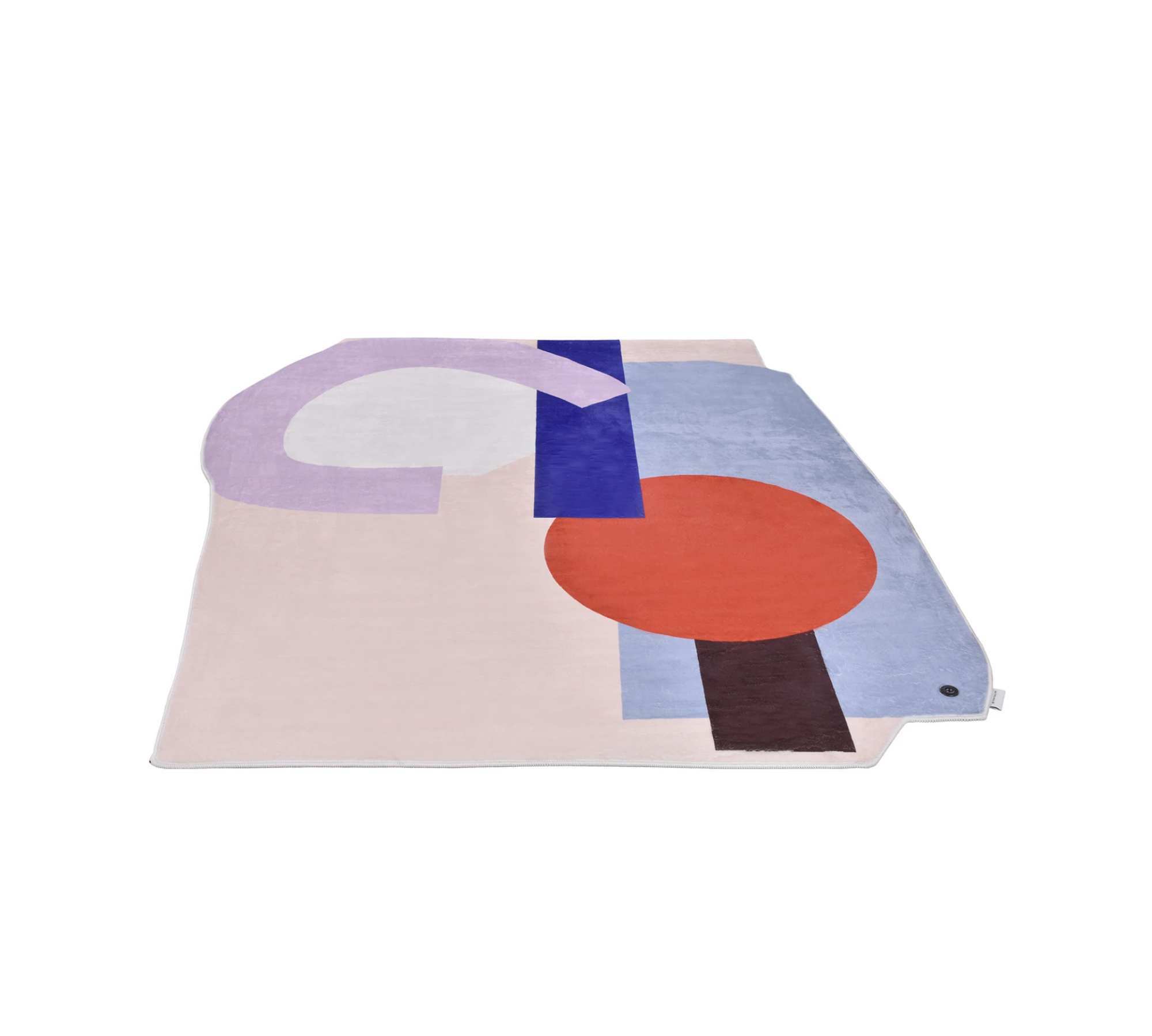 Hochflorteppich Kunstfaser Mehrfarbig 137cm x173cm 1