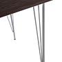 District Side Table Metal Elm Wood 3