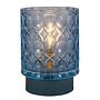 Glamour Typ C Tischleuchte Aluminium Farbglas 1-flammig 1