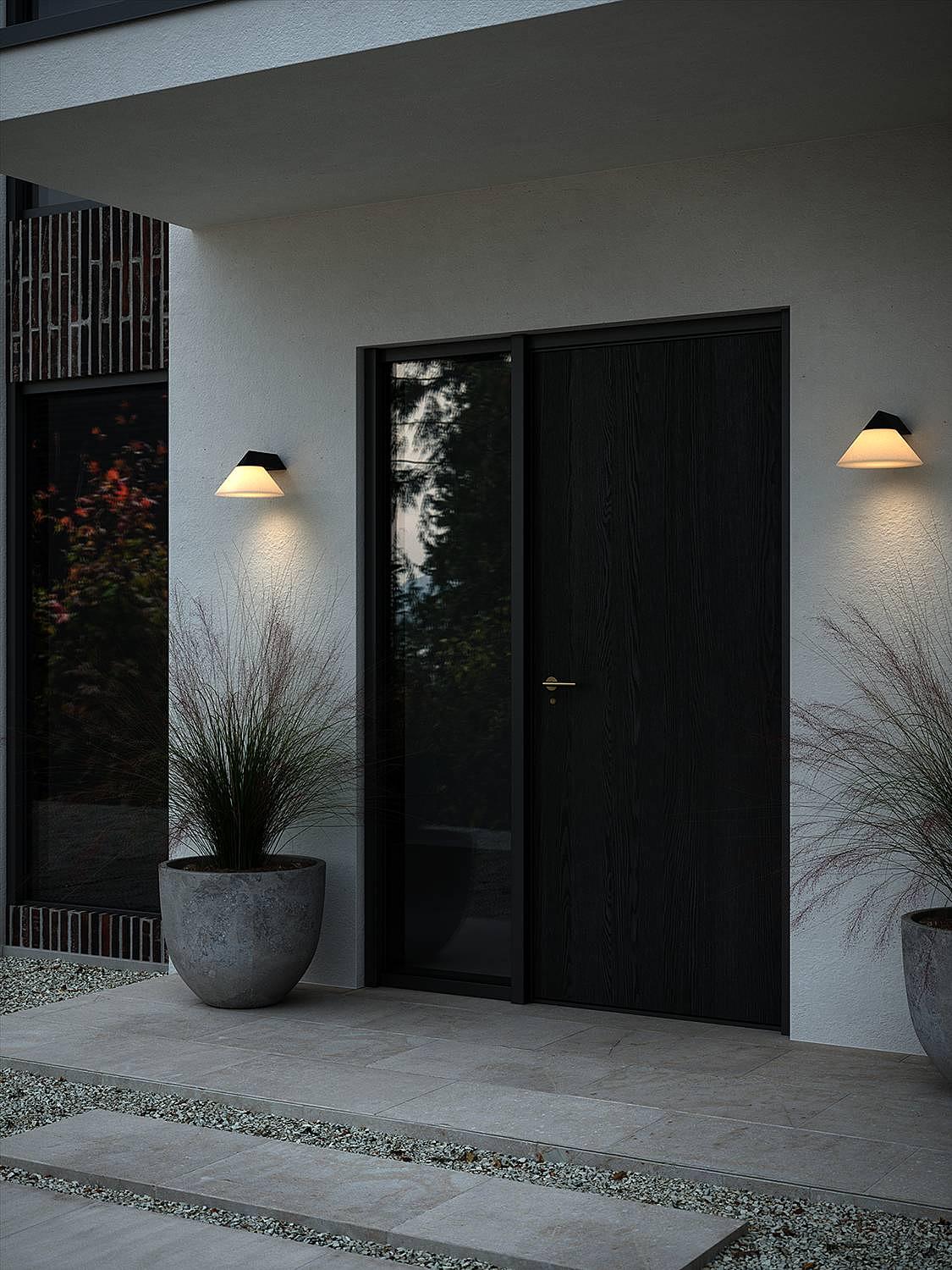 Wandleuchte Linas Aluminium Weiß 2