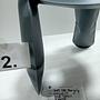 Plopp Standard stool Steel Blue-gray RAL 7031 Matte 4