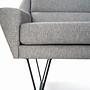 MANDAL Sofa 3-Sitzer Grau 6