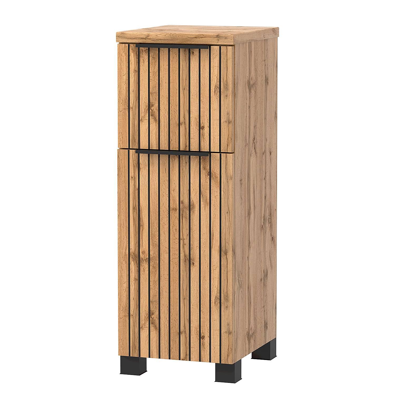 Base cabinet BALA Wotan Oak Decor Black 1