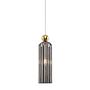 Antic Pendelleuchte Rauchglas Metall 1-flammig 0