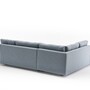 Schlafsofa Links Polyester Holz Hellblau 4