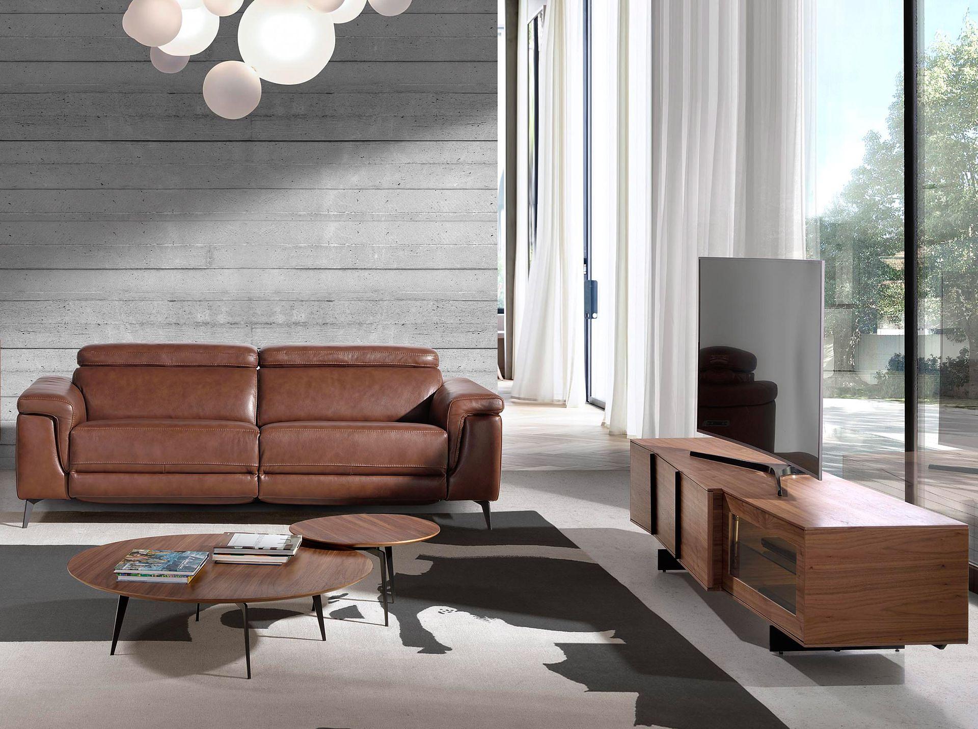 TV Lowboard  3219 mit Innenbeleuchtung Braun 5