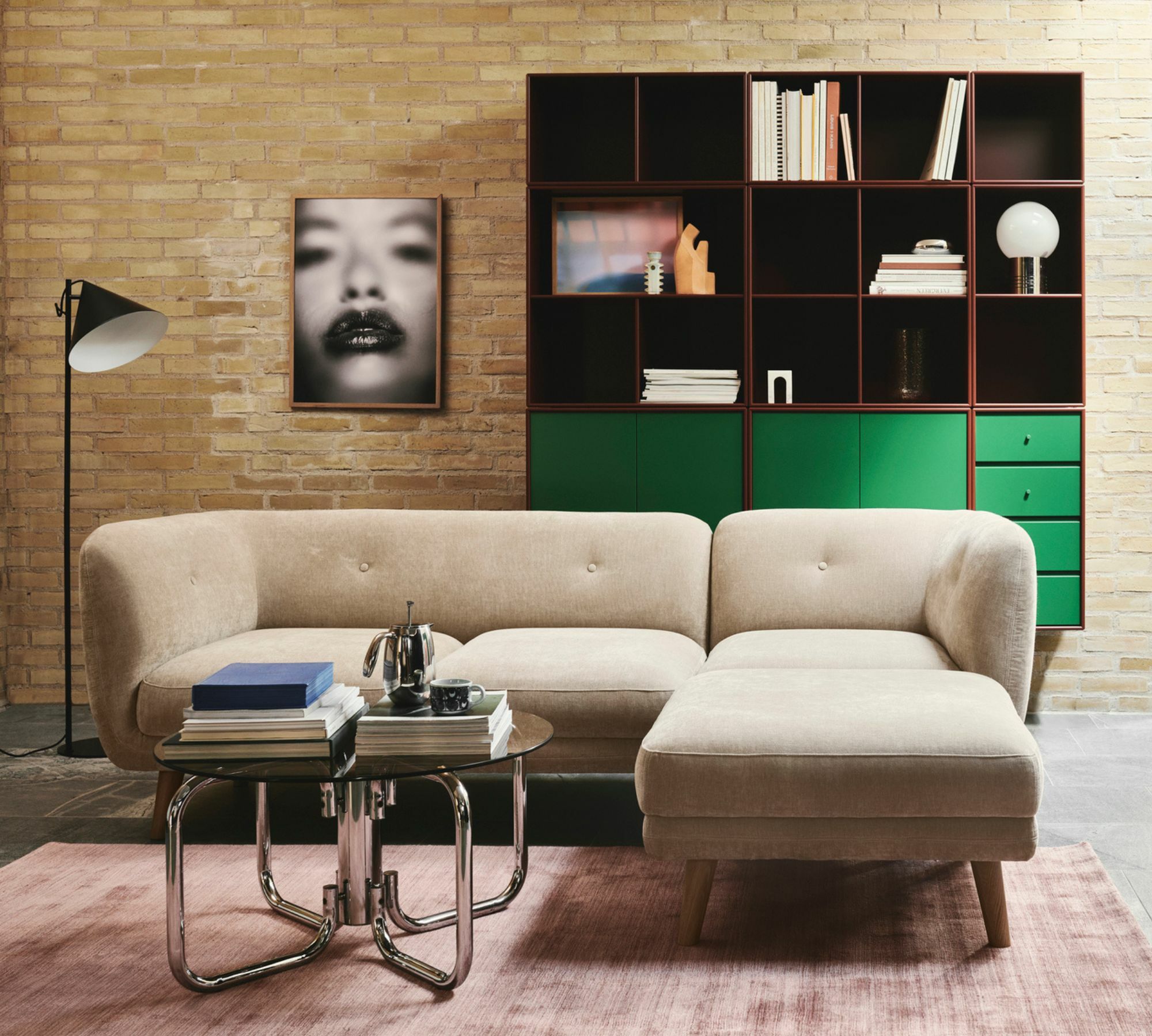 Alfred 1-Sitzer Eckmodul Links Danny Cream 4