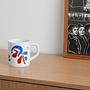 Collectible mug porcelain multicolored 1