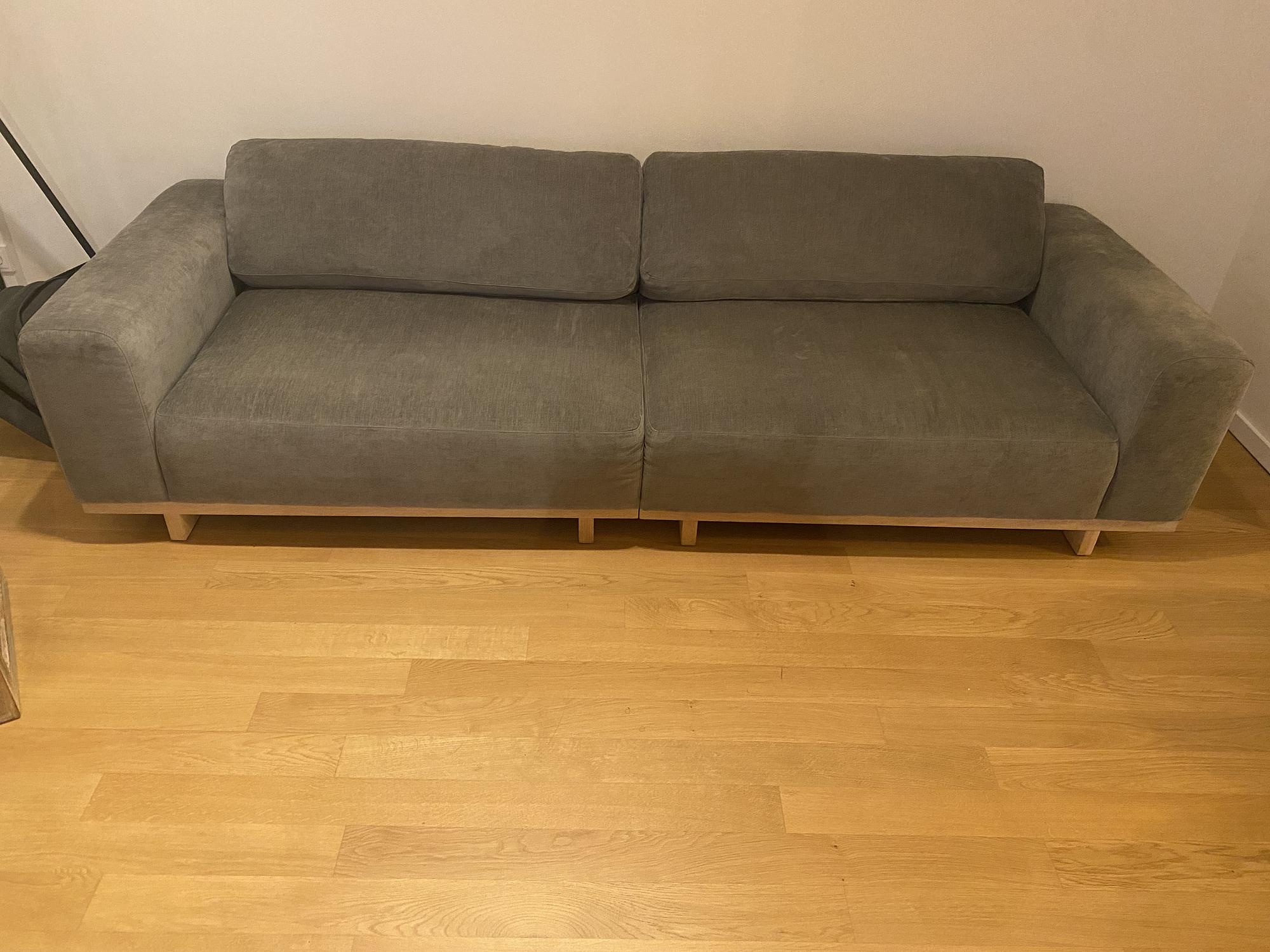 Sofa Aya (3,5 Sitzer) Planet Grey Green 0