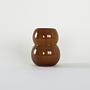 Glass vase Caramel 2