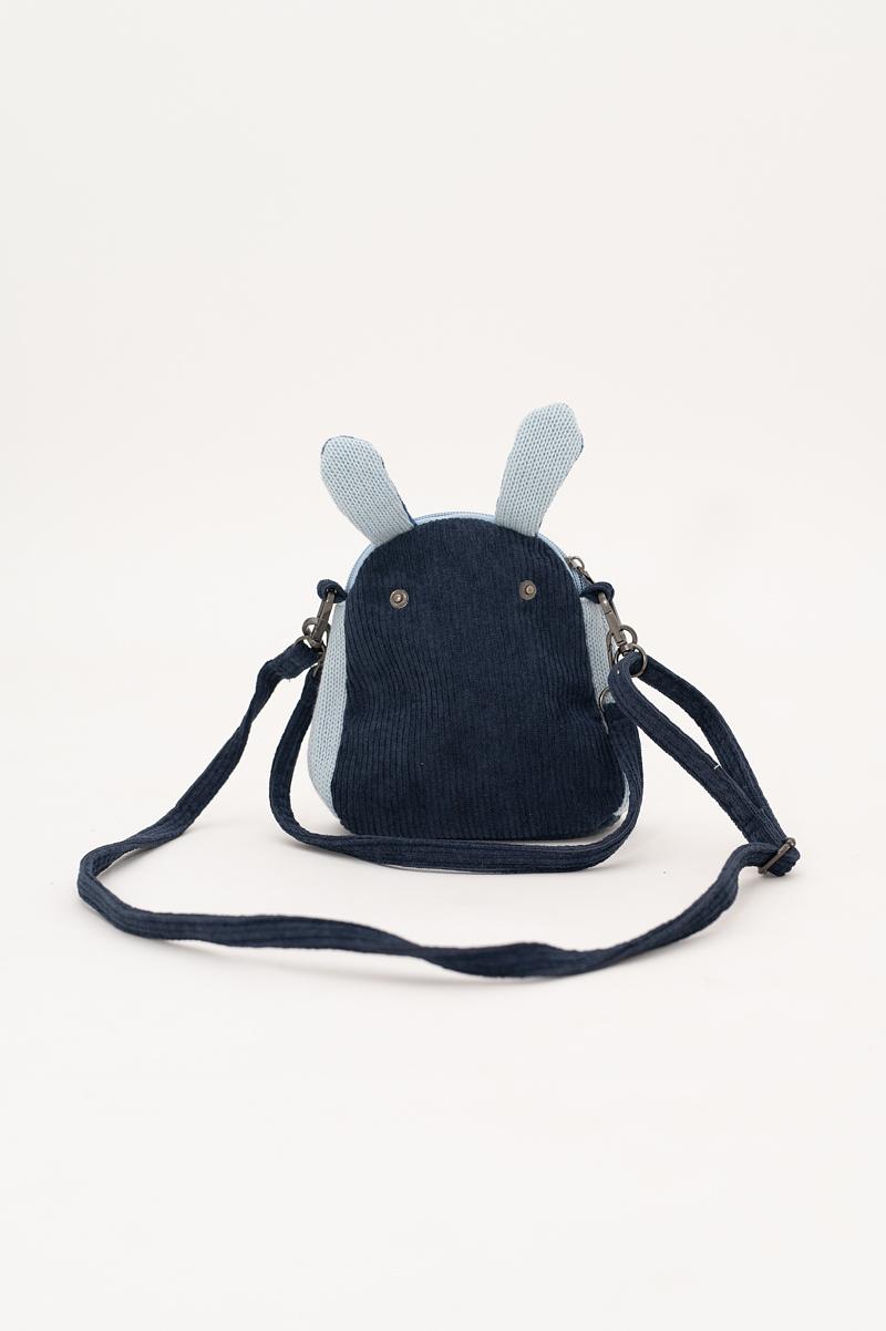 Hase Tasche Baumwolle Blau 4