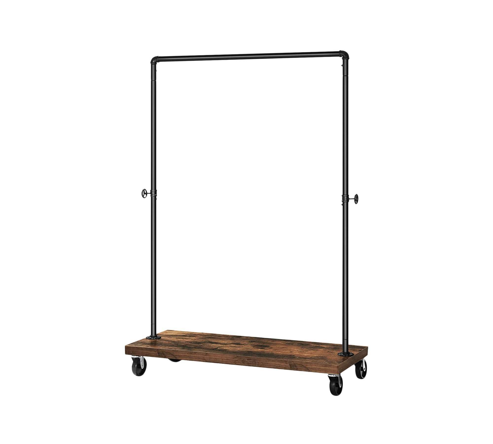 Garderobenständer Spanplatte Metall Schwarz 0