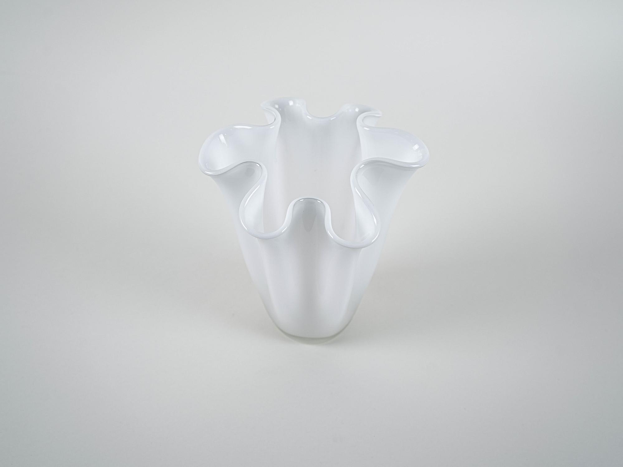 Glass vase 1970s 6