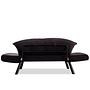 Genzo Sleeper Sofa 2-Seater Black 5