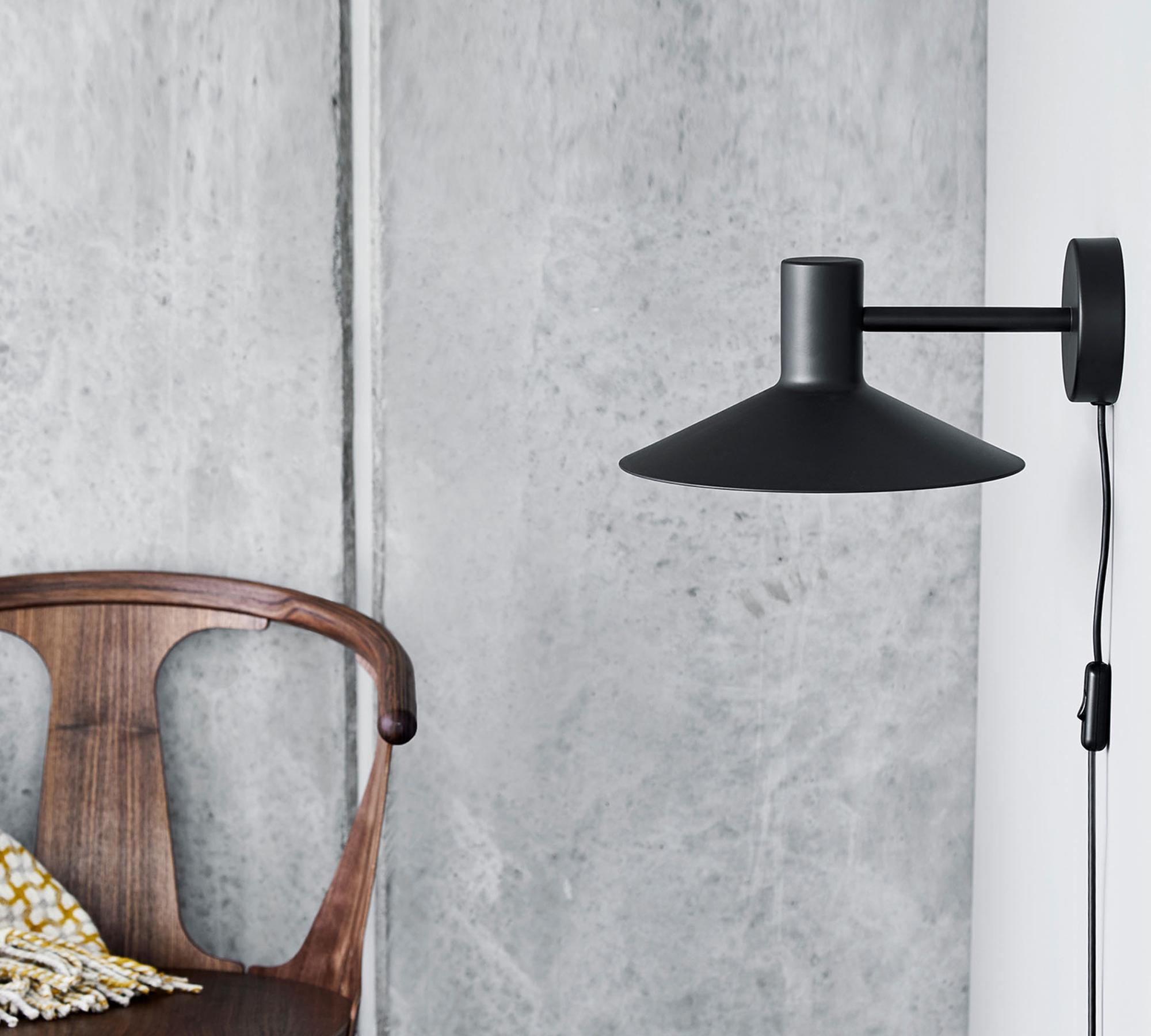 Minneapolis Wall Lamp Black 2