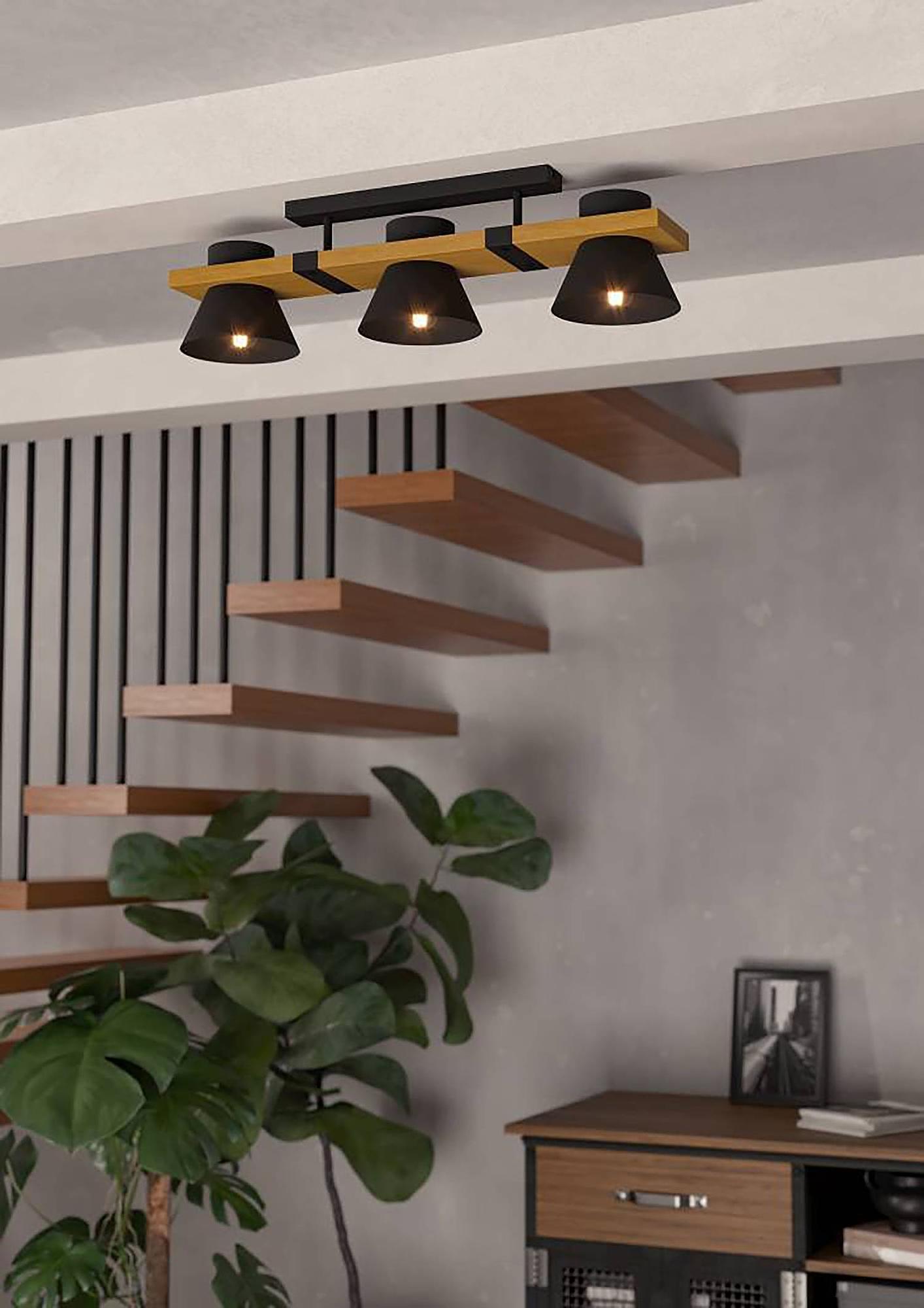 Maccles Ceiling light Steel 3-lamp 1