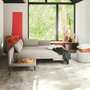 Vivica Schlafsofa Récamiere Rechts Velours Matt Beige 4