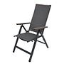 Asko Gartenstuhl Aluminium Textil Anthrazit 0