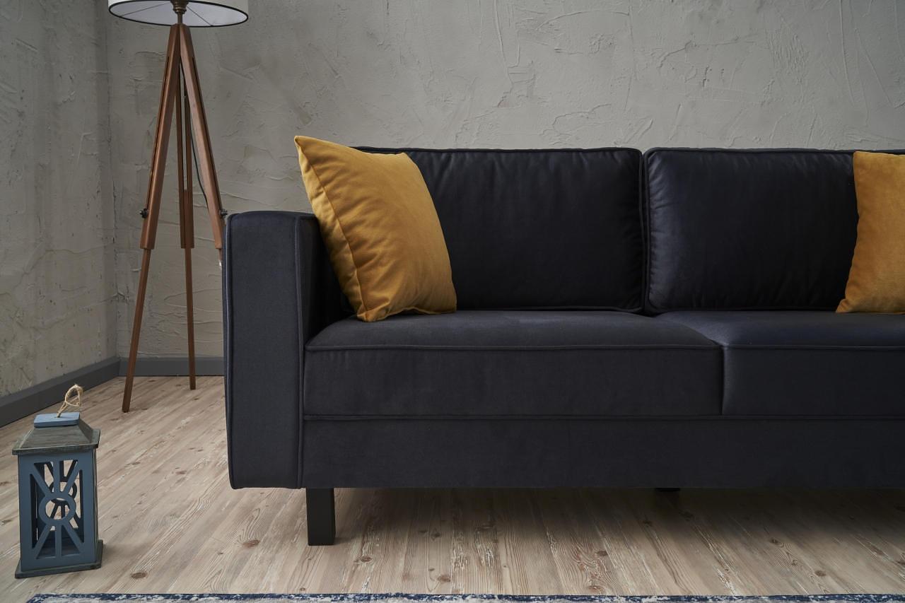 Kale Sofa 2-Sitzer Samt Anthrazit 3