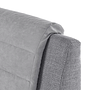 Polsterbett mit Stauraum Grau 3