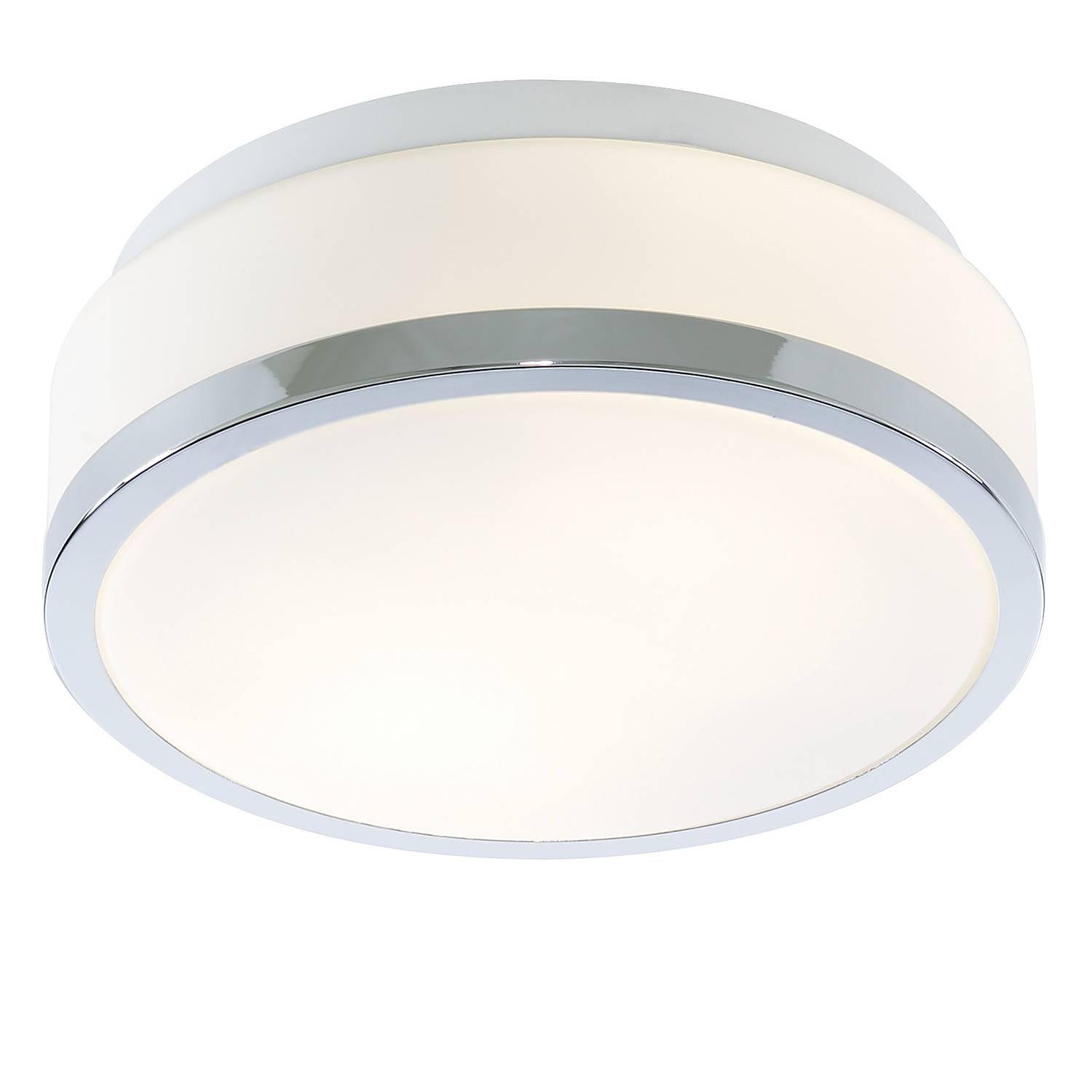 Badleuchte Discs II Milchglas Weiß 0