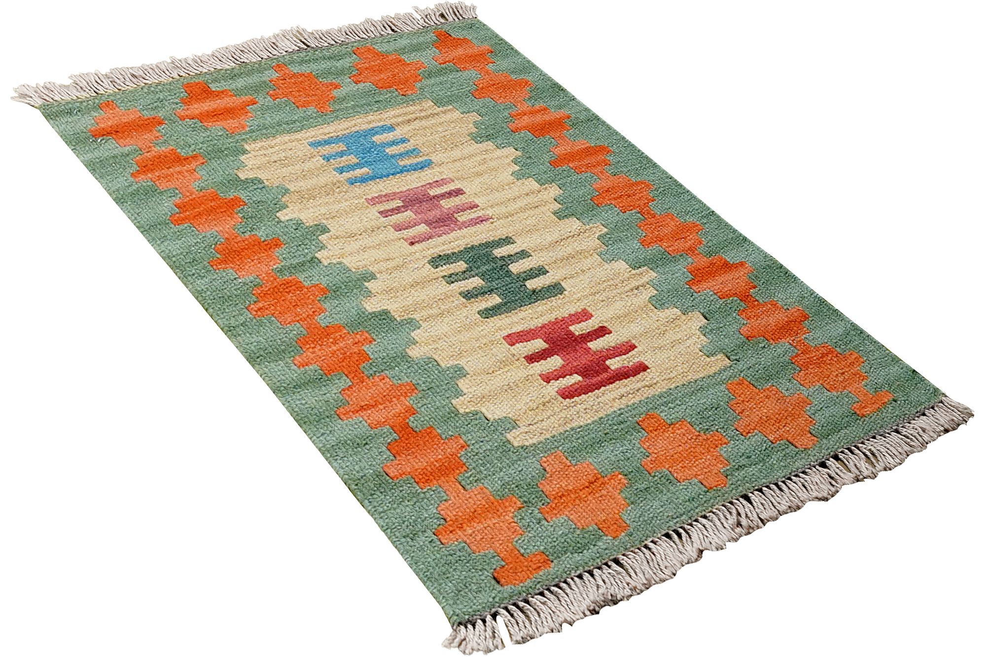 Kilim Gashgai Teppich Mehrfarbig 2