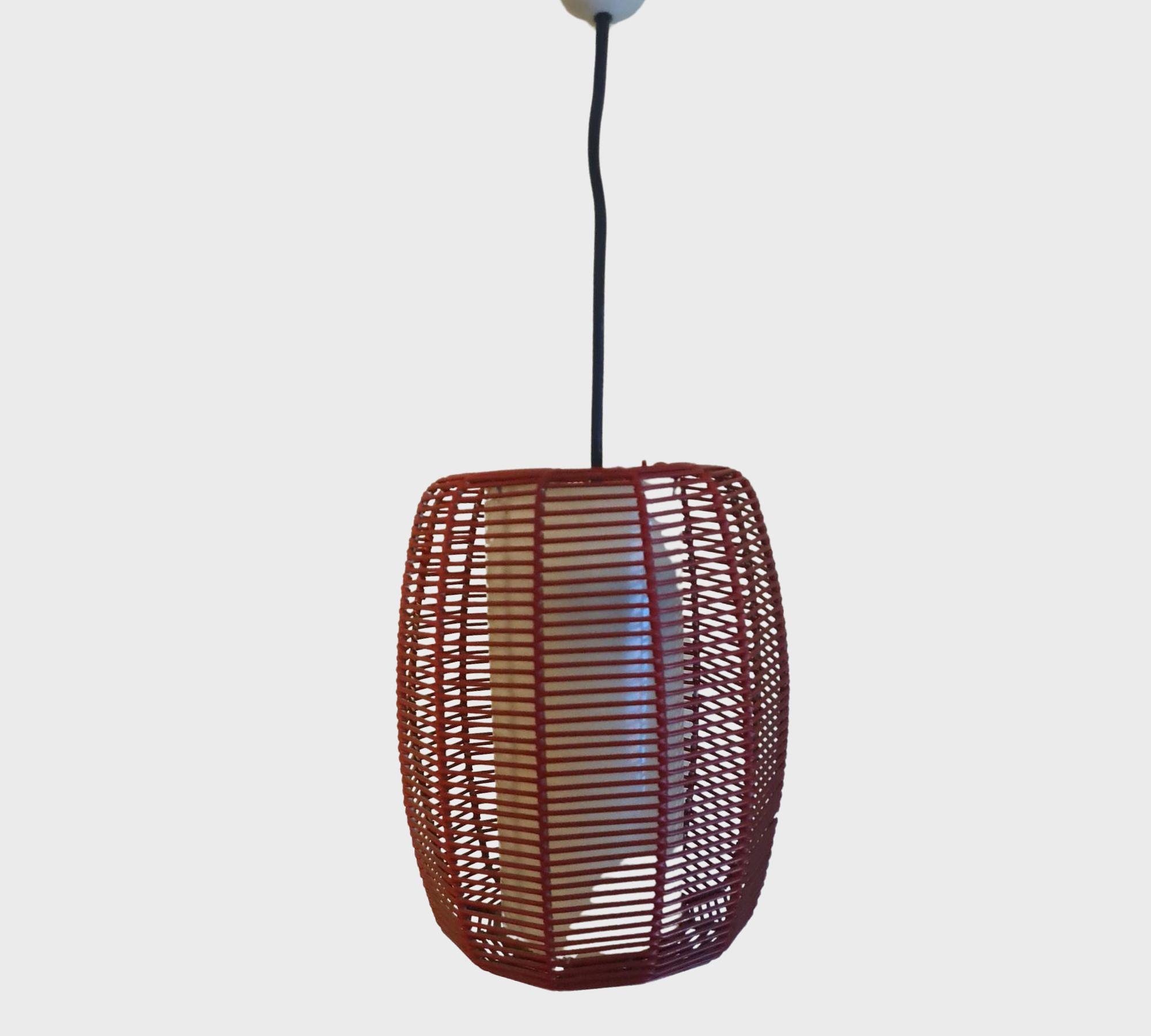 Pendant lamp Plastic Red 5