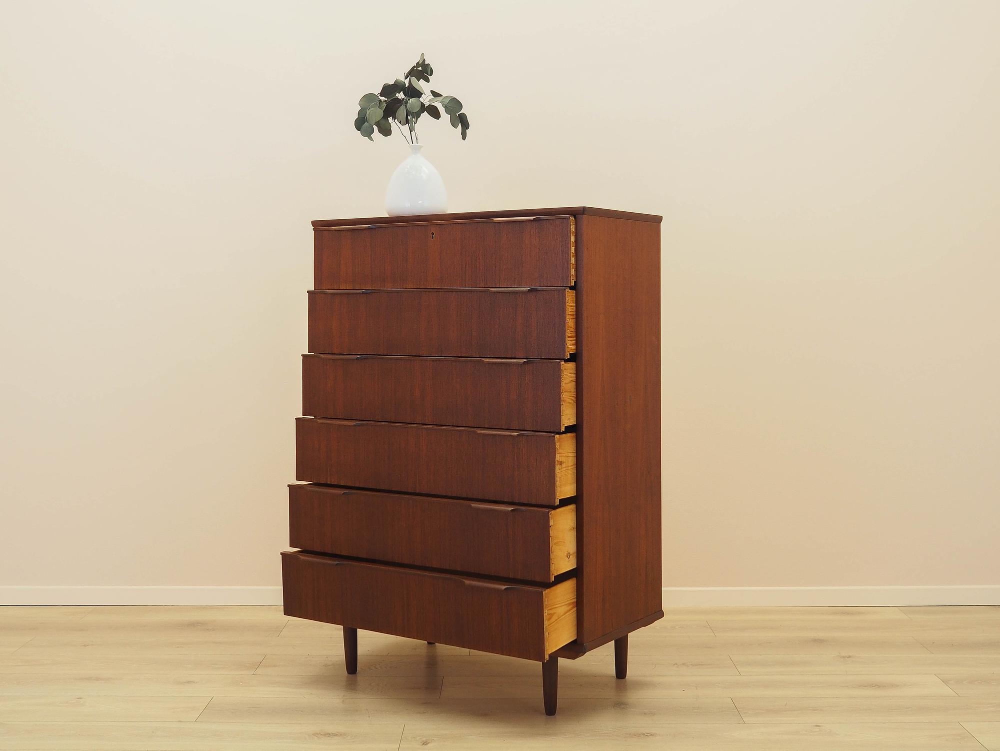 Teak chest of drawers 1970s 3