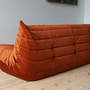Togo Lounge Set 3-pc. Velvet Amber-Orange 3