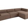 Mora Sofa Rechts Braun 4