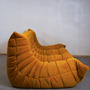 Togo Sofa 3-Sitzer Cord Goldgelb 2