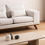 Ecksofa Japandi 3-Sitzer Beige 5