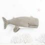 2x Fish & Beluga Whale Plush toy Cotton Grey Blue 1