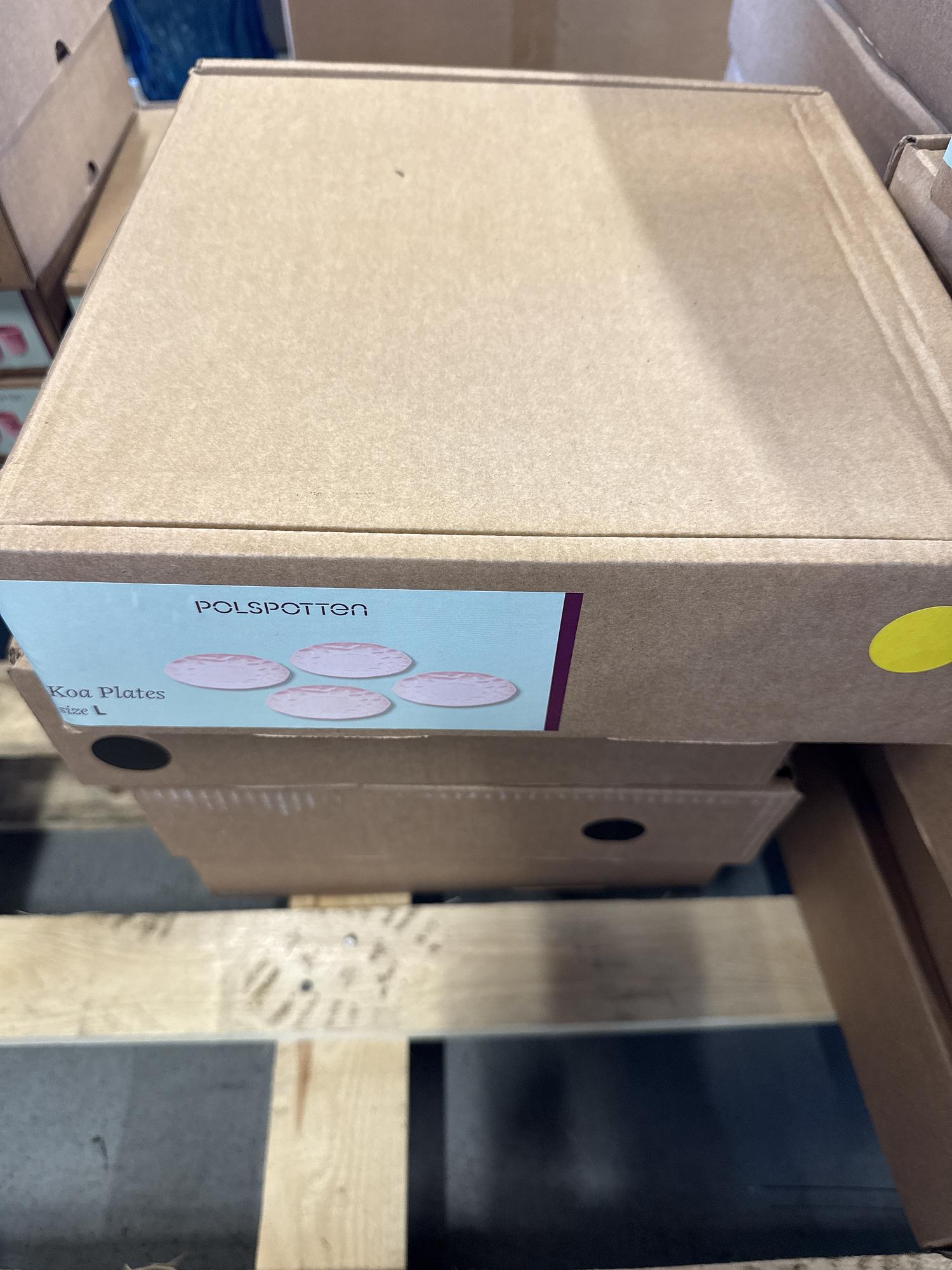 4x Koa Teller-Set Keramik Rosa 4